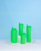MontiiCo 350ml Fusion Drink Bottle Sipper - Apple