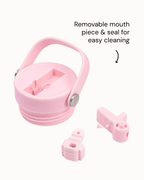 MontiiCo 700ml Quench Sipper Drink Bottle - Blush