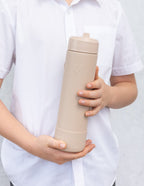 MontiiCo 700ml Fusion Drink Bottle Sipper - Sand