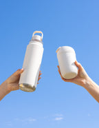 MontiiCo 380ml Travel Cup - Cream