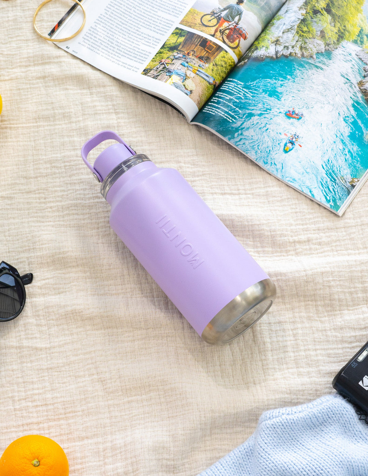 MontiiCo 1L Quench Drink Bottle - Lilac