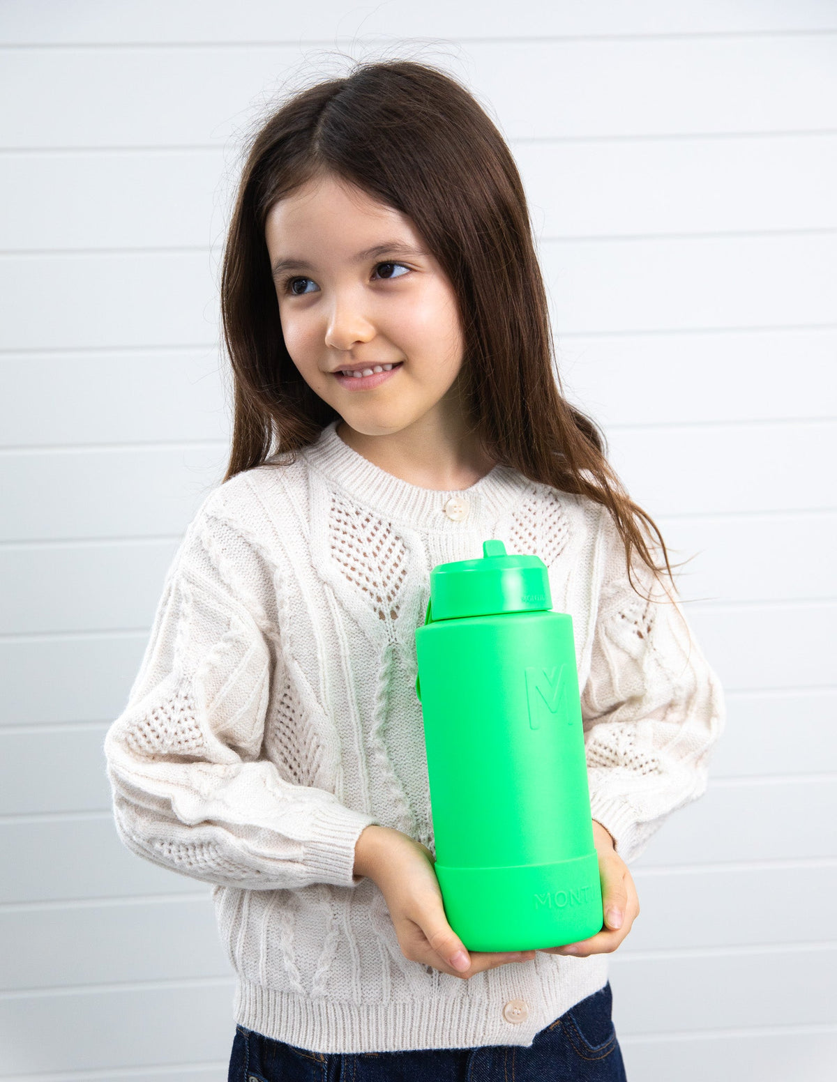 MontiiCo 1L Fusion Drink Bottle Sipper - Apple